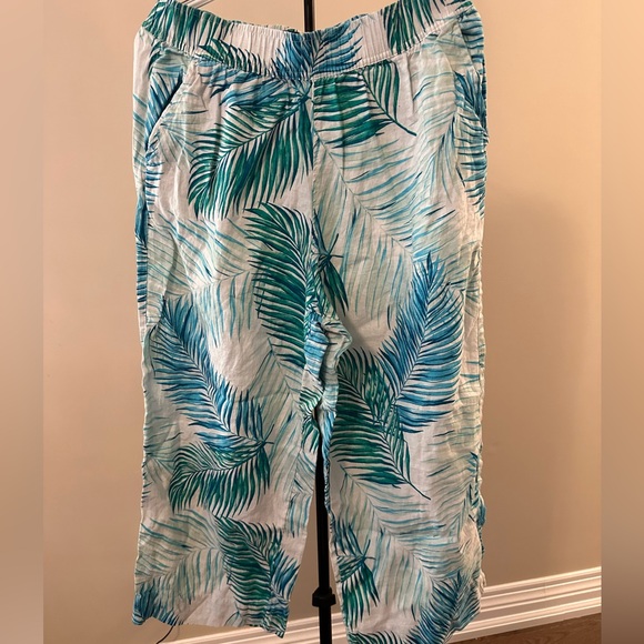 Tahari Linen Pants size L - Picture 3 of 3